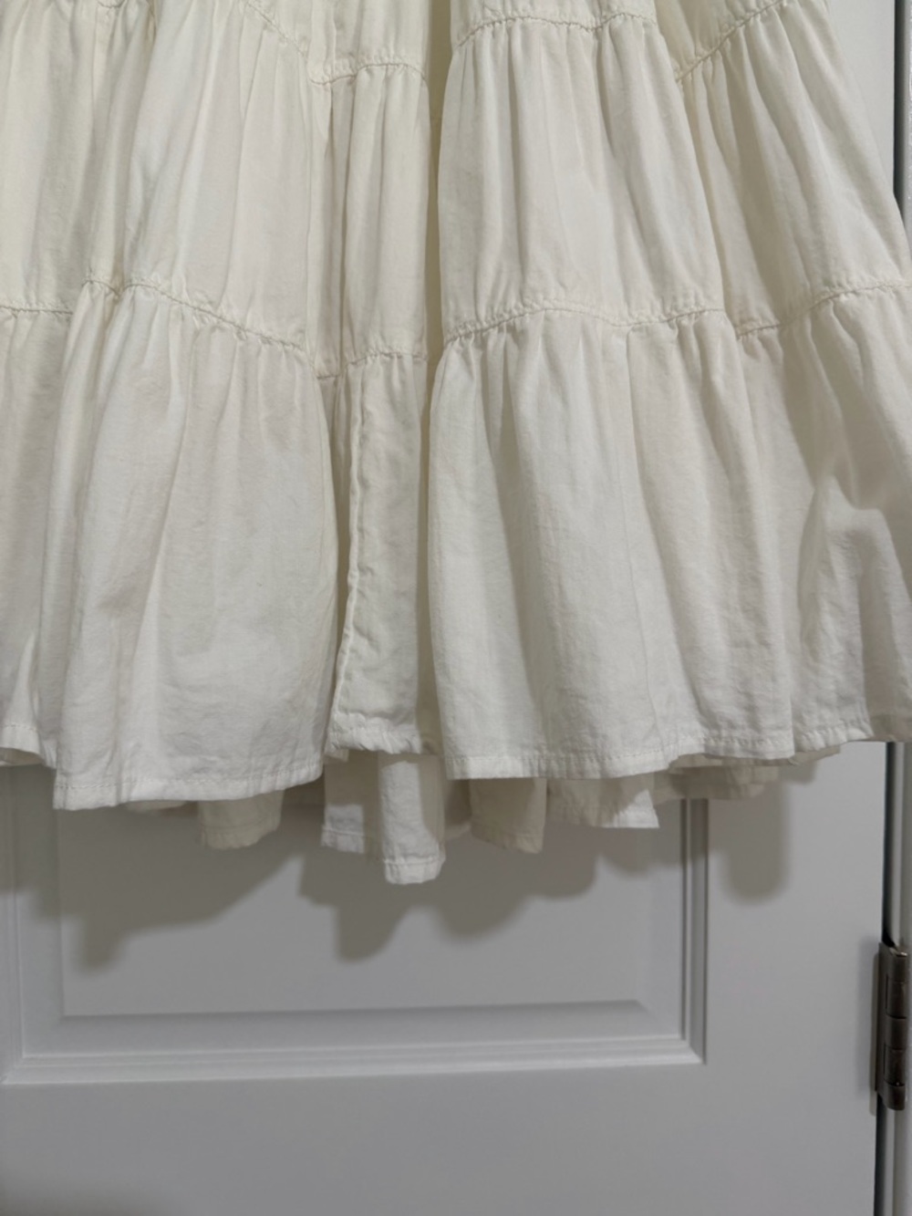 Free People In Swing White Midi Skirt | Size Small - Picture 11 of 14